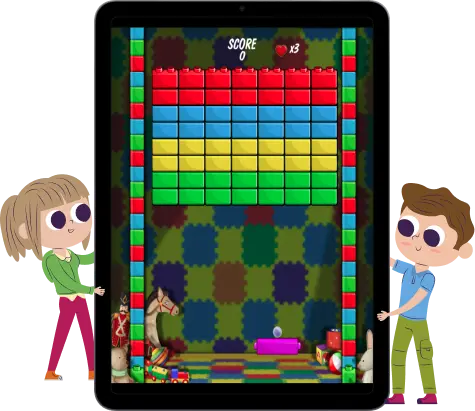 Brick Out is an addictive arcade game where players control a paddle to bounce a ball and break rows of bricks