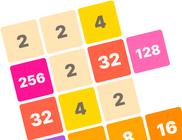 Slide tiles to combine numbers and reach 2048 with this puzzle game